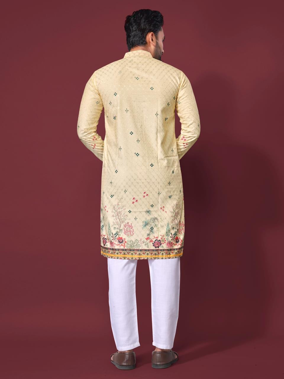 Reyon cotton Kurta For Men