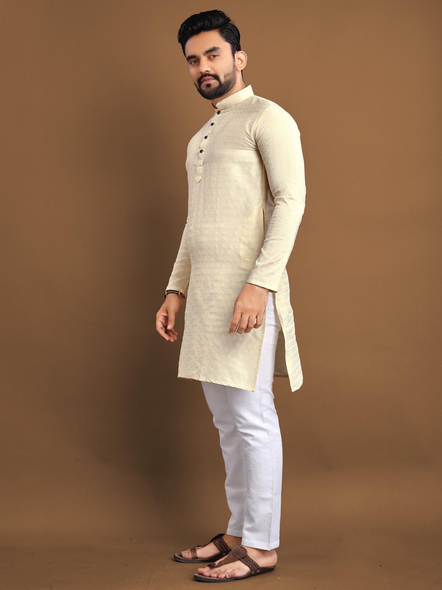 Kalki Jequard Elegant Kurta pyjama for Men