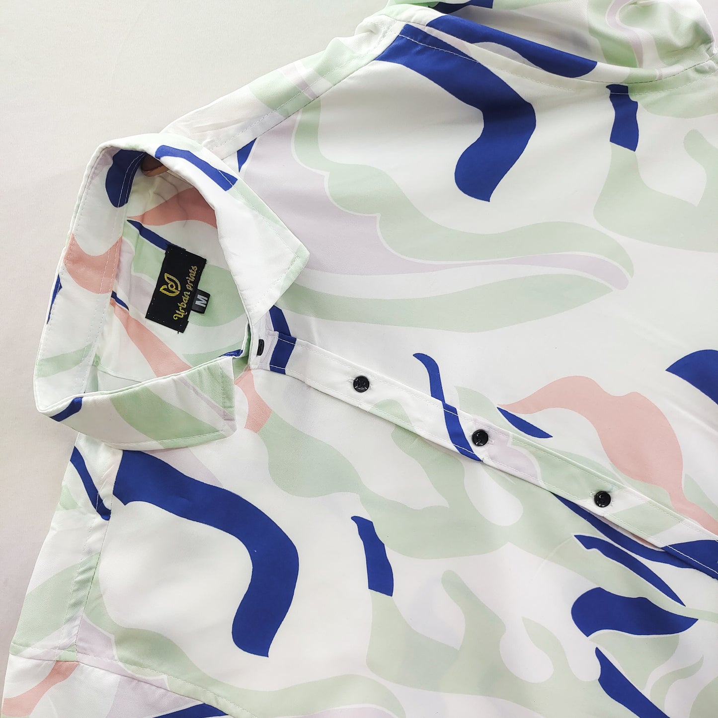Printed Slim Fit Reyon Shirt For Men