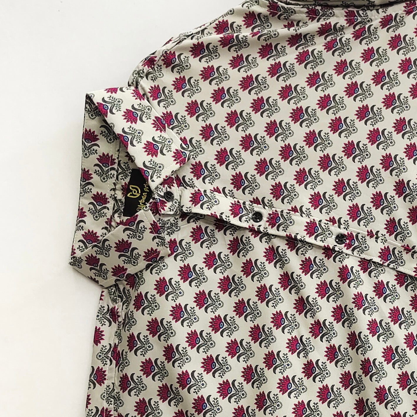 Slim Fit Reyon Flower Printed Shirt For Men