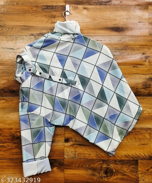 Multicolor Printed Short Kurta