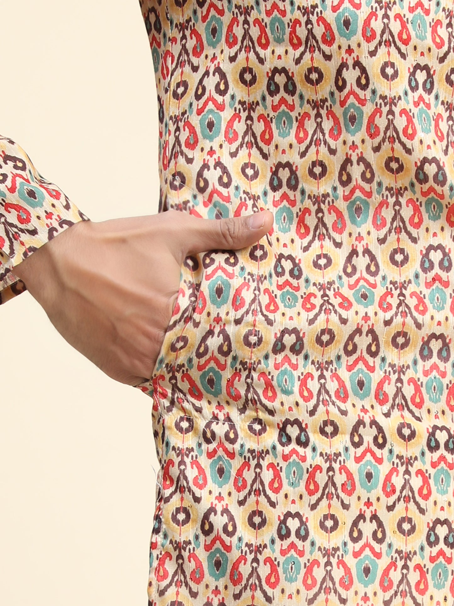 Digital Printed Kurta pyjama for Men