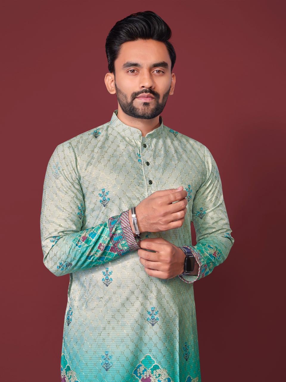 Reyon cotton Kurta For Men