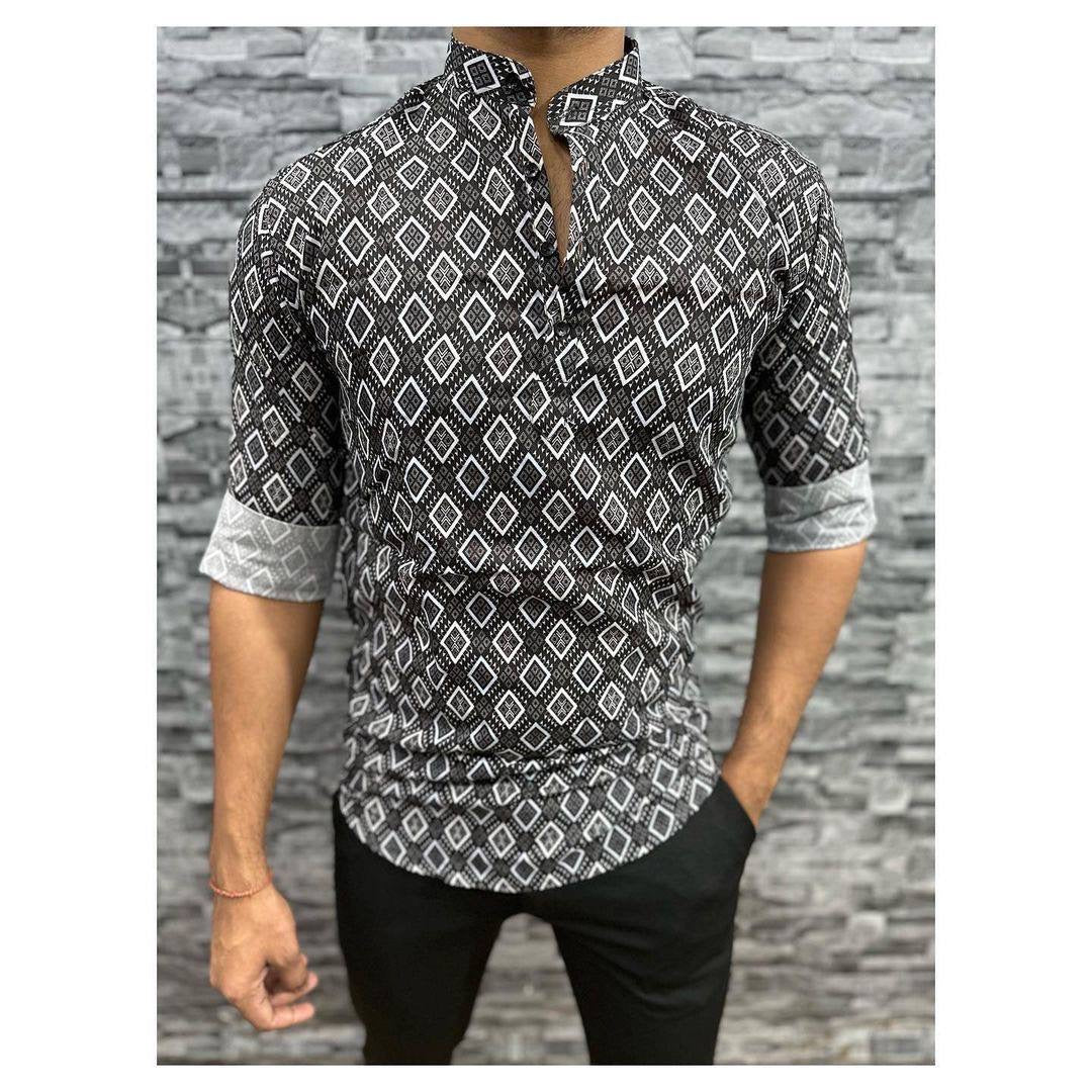 Black Short Kurta for men