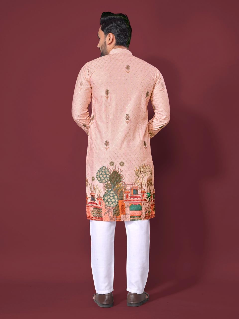 Reyon cotton Kurta For Men
