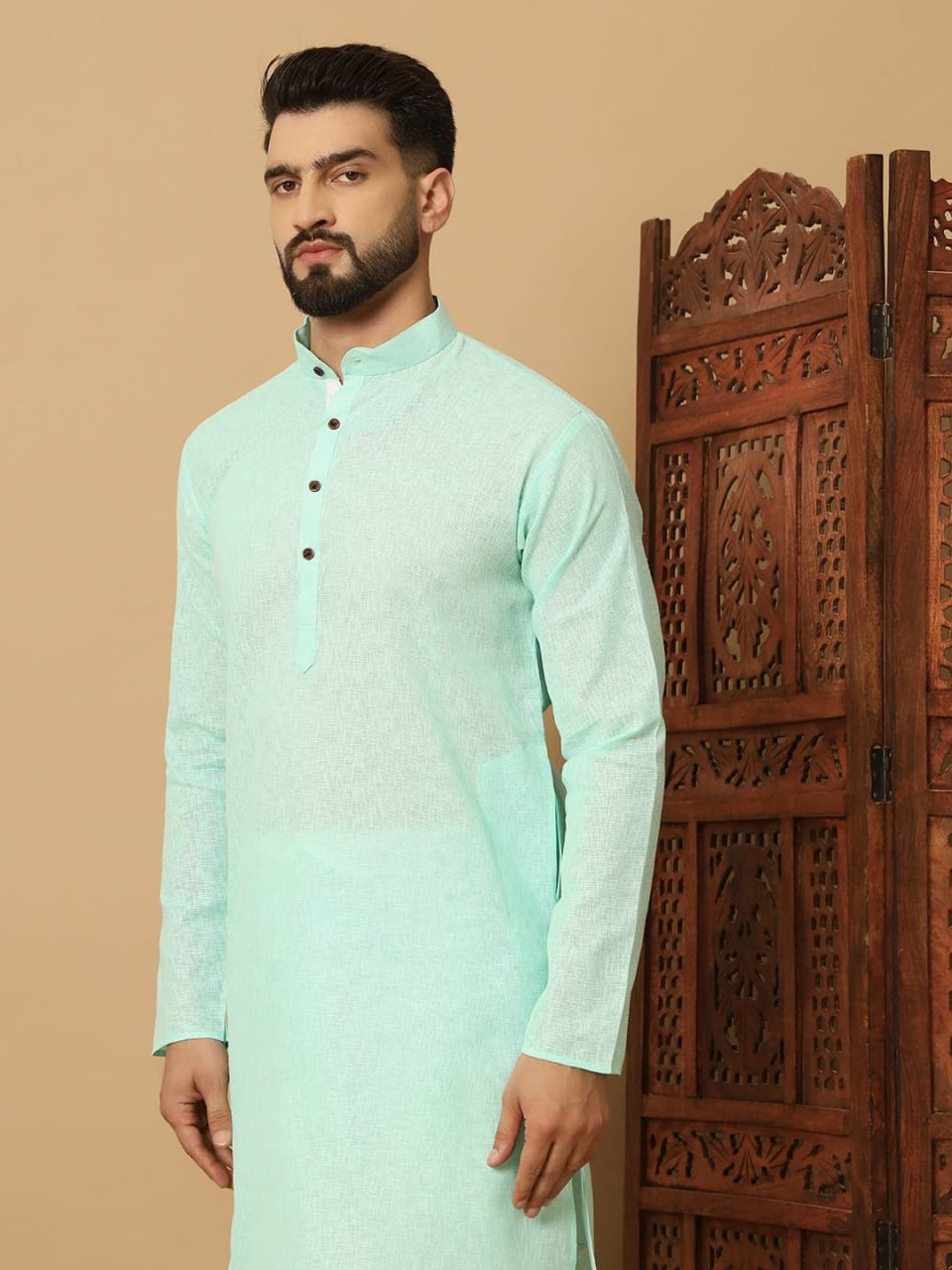 Khadi Cotton Kurta For Men