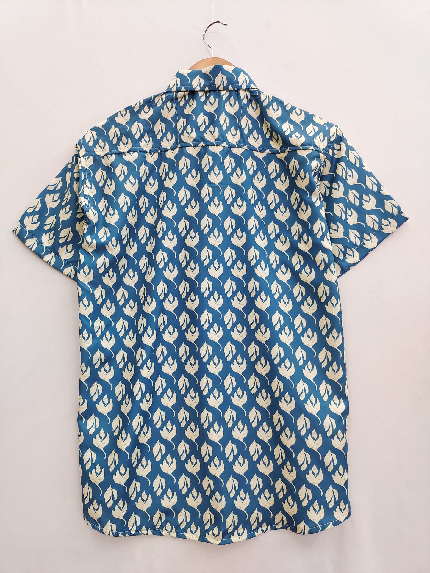 Printed Slim Fit Reyon Shirt For Men