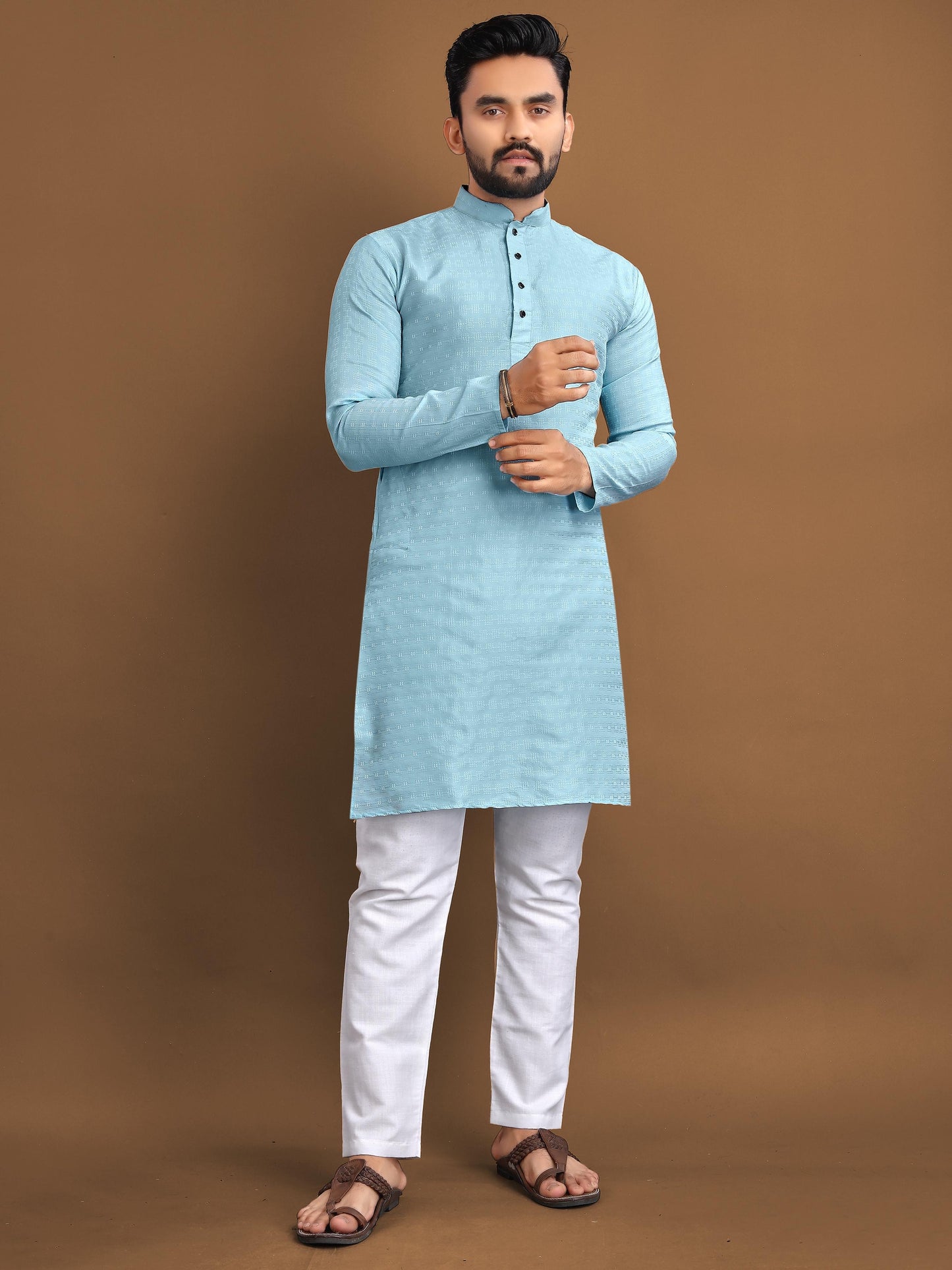 Kalki Jequard Elegant Kurta pyjama for Men