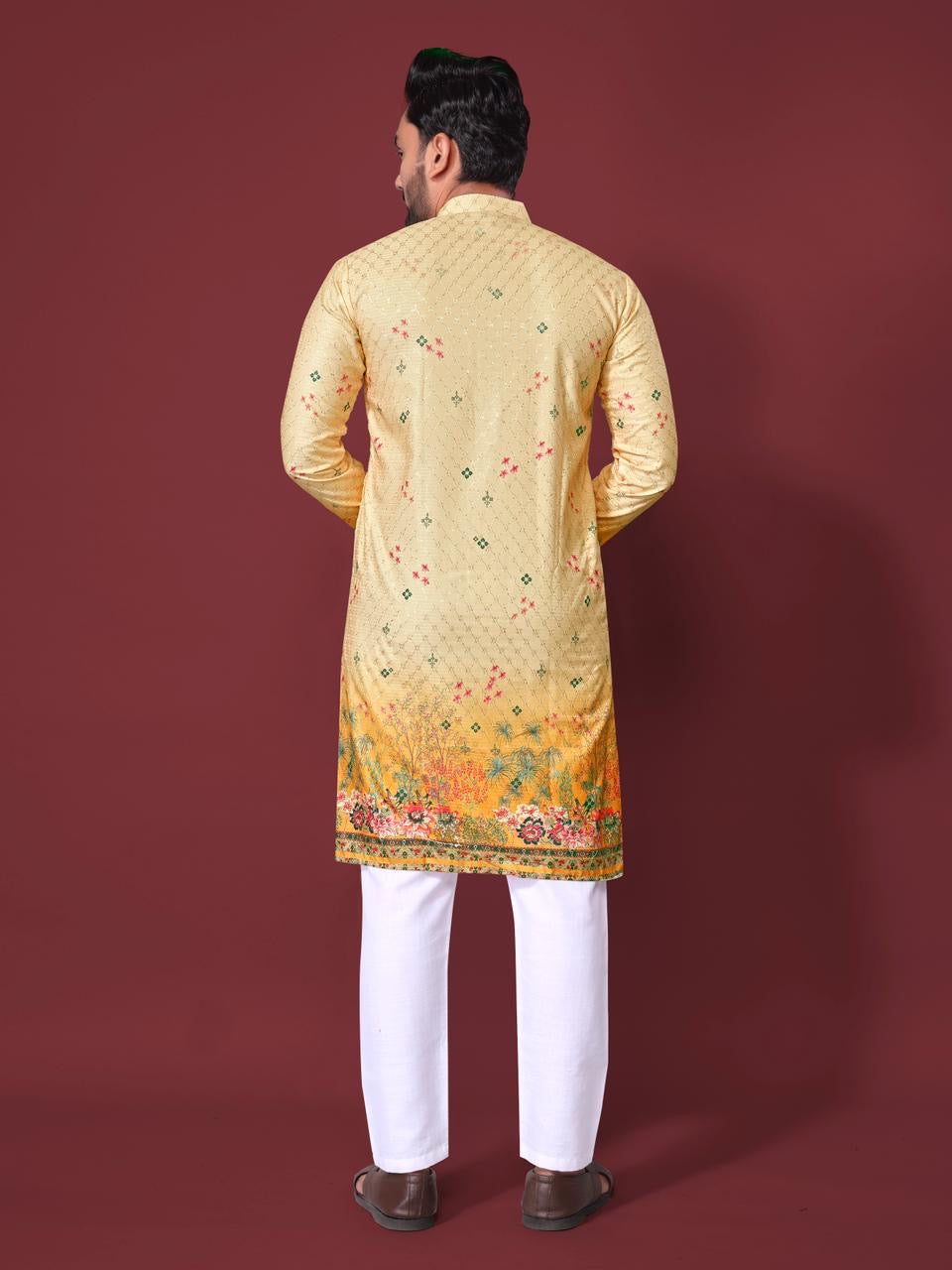 Reyon cotton Kurta For Men