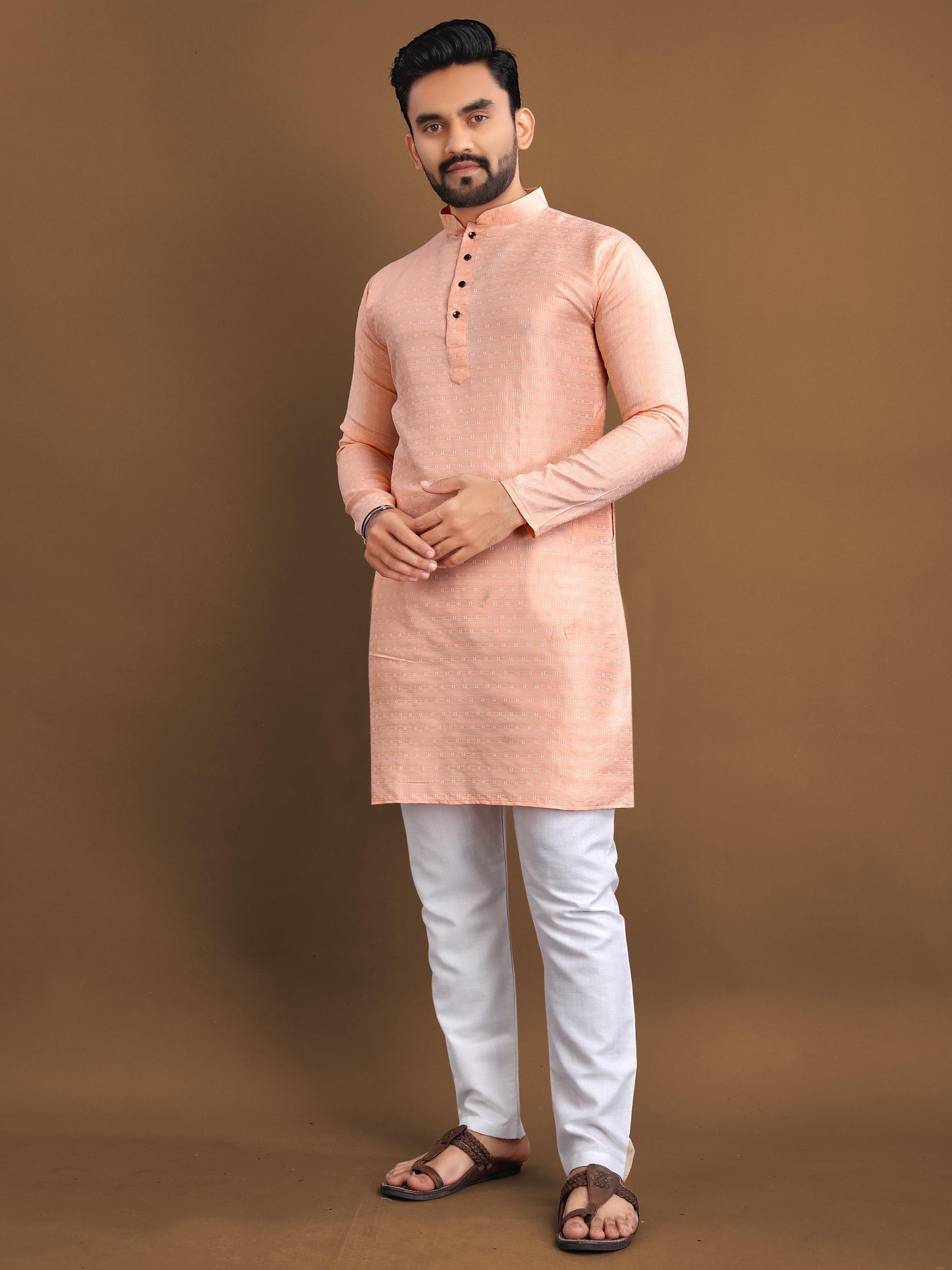 Kalki Jequard Elegant Kurta pyjama for Men