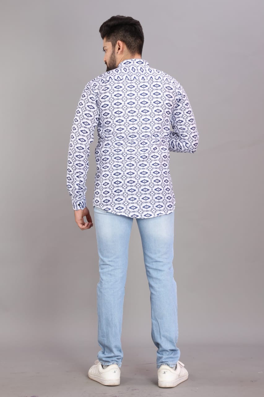 Digital Printed Short Kurta For Men