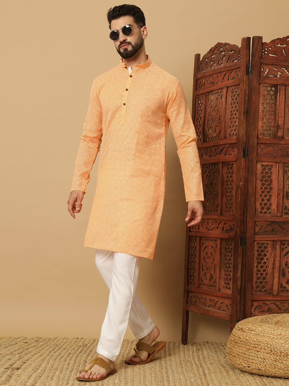 Khadi Cotton Kurta For Men