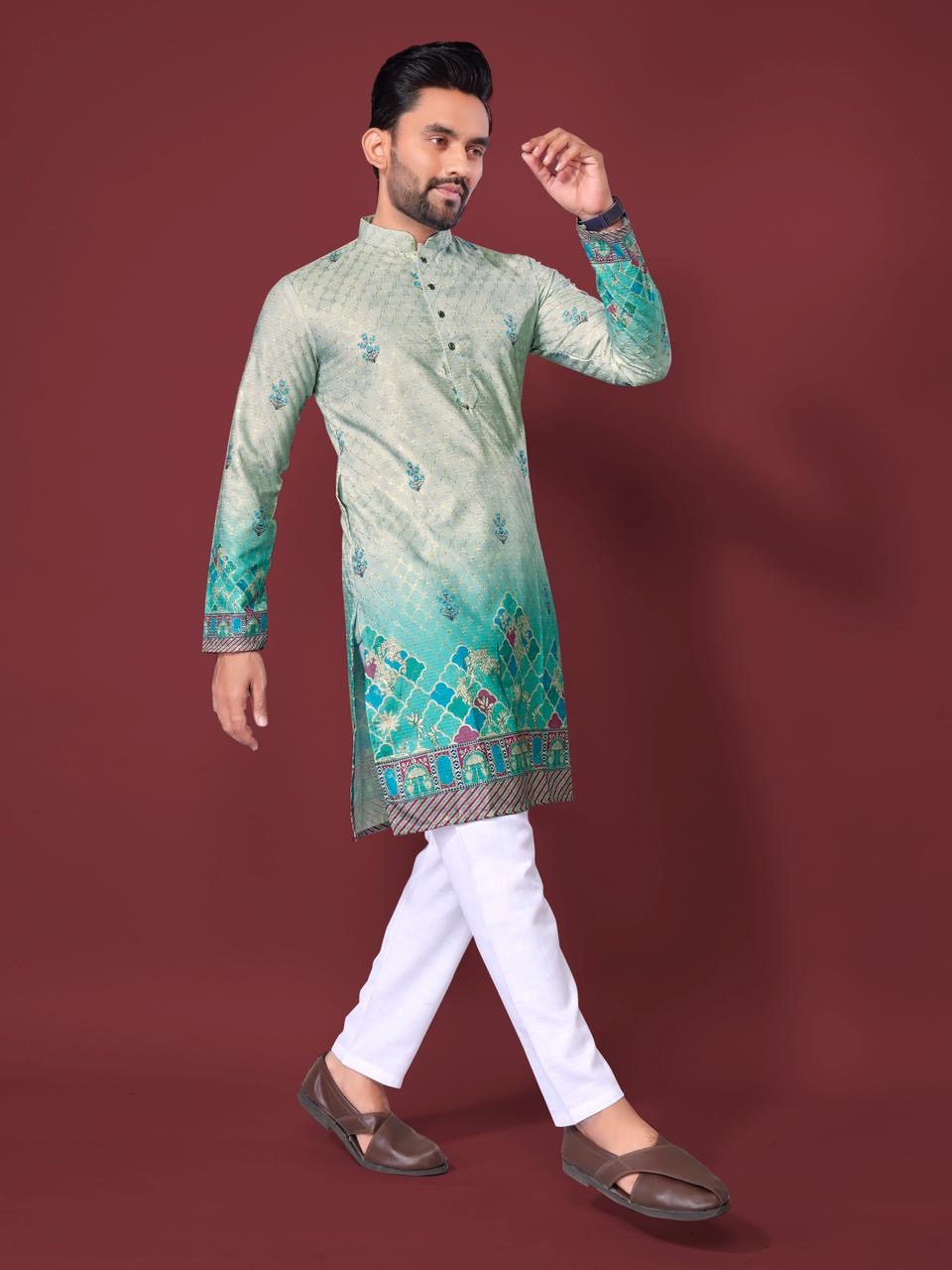 Reyon cotton Kurta For Men