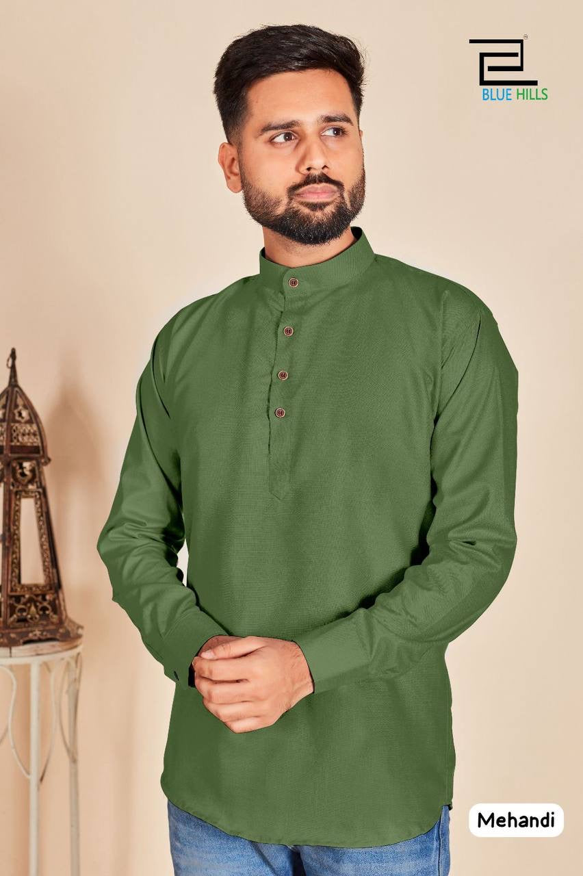 Anouk Cotton Short Kurta for men