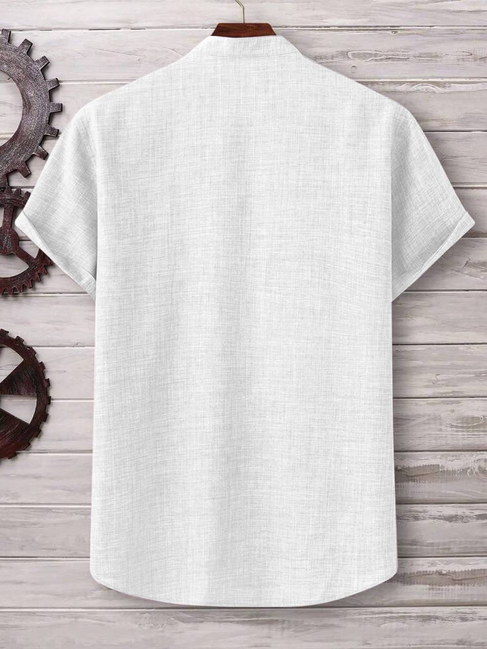 PREMIUM LINEN HALF SLEEVE KURTA SHIRT