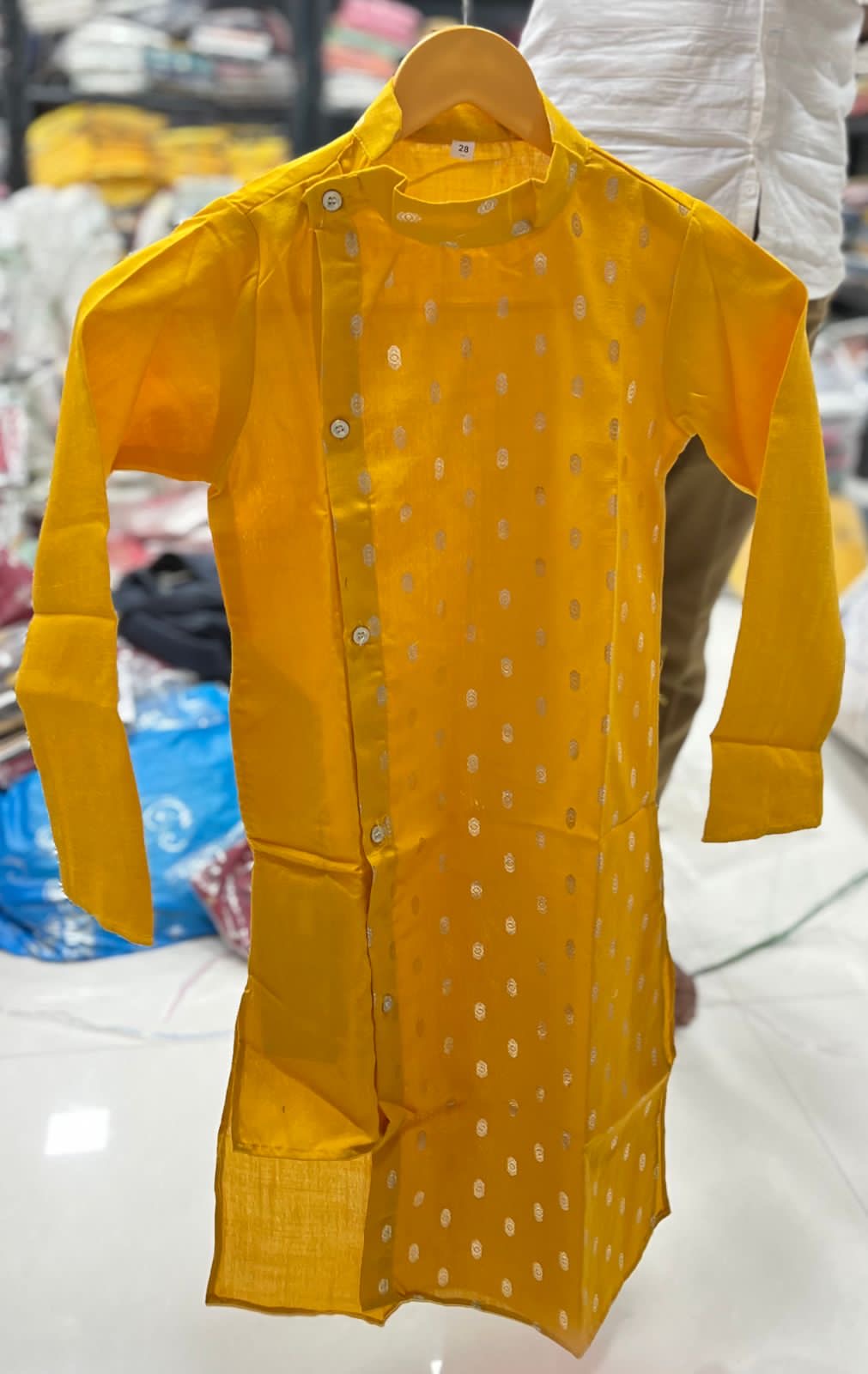 Selvaa Cotton foil print Kids kurta