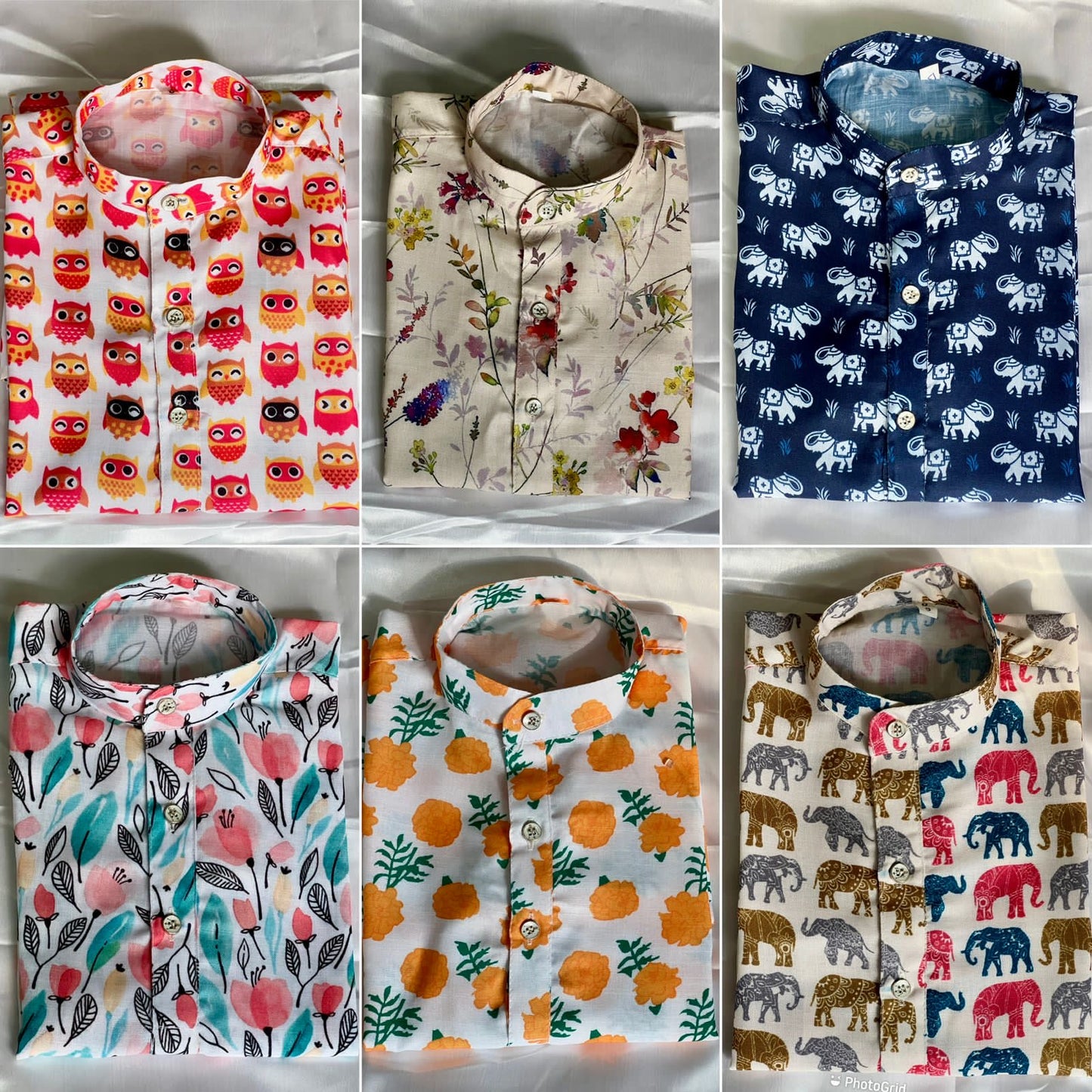 Little Master Cotton Printed Kid Kurta