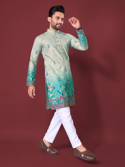 Reyon cotton Kurta For Men